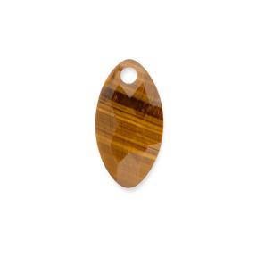 sparkling jewels leaf Tiger Eye hanger pengem09-fct-s