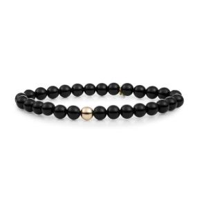 sparkling jewels armband onyx saturn small 6mm sbg-gem07-add-6mm