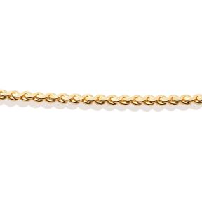 sparkling jewels ketting Serpentine chain gold SN-SPG-042