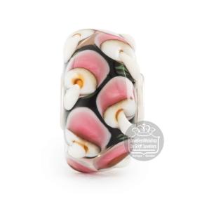 Trollbeads Paddenstoelen van Vitaliteit glas kraal TGLBE-20426