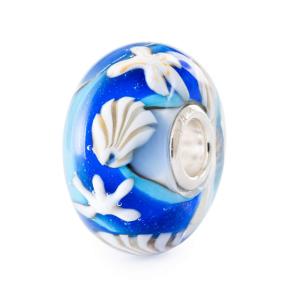 Trollbeads Aangespoelde Schatten glas kraal TGLBE-20461