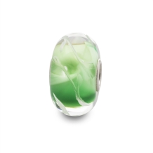 Trollbeads Limoenblaadjes glas kraal TGLBE-30047
