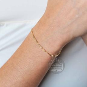 zinzi gold ZGA501 gouden armband