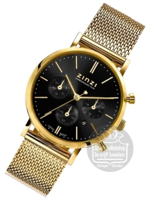 Zinzi Chrono Horloge Goud ZIW1543