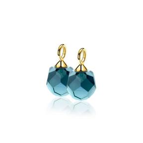 Zinzi Oorbedels ZICH266BG Blauw Goud