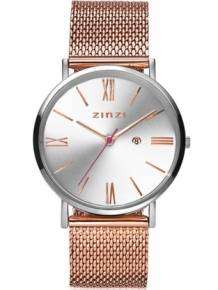 zinzi roman ziw512MR horloge bicolor rose zilver