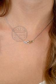 zinzi collier ZIC2649 zilveren ketting met infinity