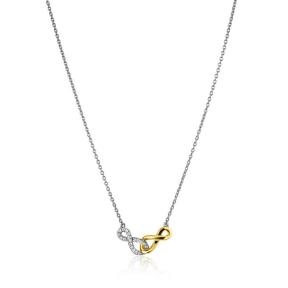 zinzi collier ZIC2649 zilveren ketting met infinity