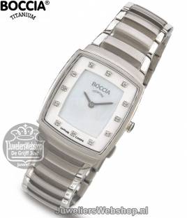 Boccia 3241-01 horloge dames titanium