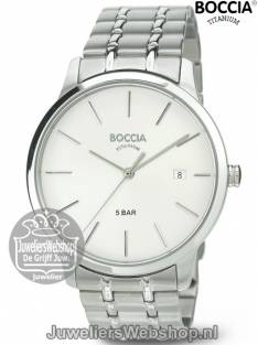 Boccia 3582-01 horloge heren titanium