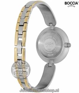 Boccia 3164-03 horloge dames titanium Bi Color
