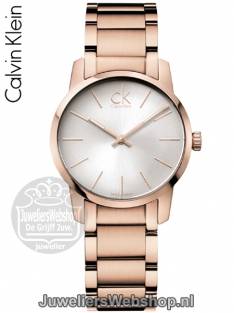 Calvin Klein horloge City K2G23646 PVD Rose