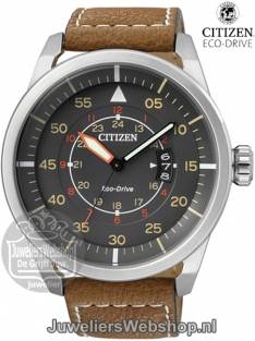 Citizen AW1360-12H horloge Eco-Drive Bruin