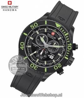 Swiss Military Hanowa Immersion horloge 06-4226.13.007 Zwart