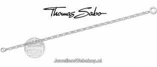 Thomas Sabo Zilveren ketting zilver elegant Sieraden Chains Zilveren kettingen 