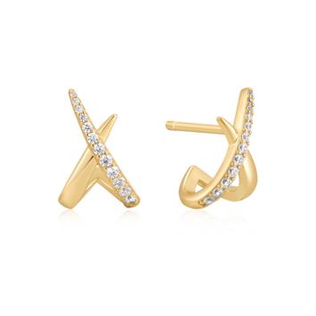 Ania Haie Earstuds Kiss Polished Pavé E057-03G