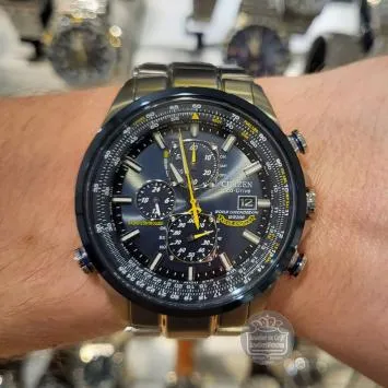 Citizen AT8020-54L  Blue Angels Radio Controlled Eco Drive  Heren Horloge