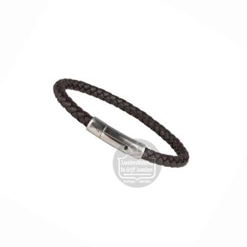 Aze Jewels Iron Single String Brown Armband AZ-BL004-B-210