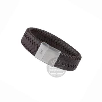 Aze Jewels Vast Iron Jack Brown Armband AZ-BL012-B-210