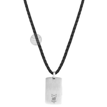 Aze Jewels Necklace Leather Identity II - AZ-NL009-A-050