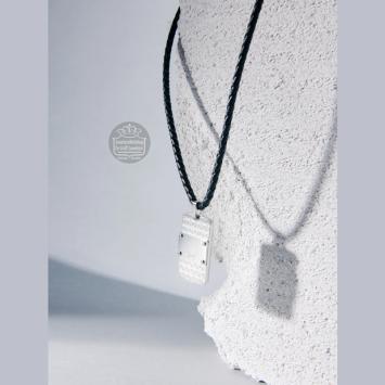 Aze Jewels Necklace Leather Identity II - AZ-NL009-A-050