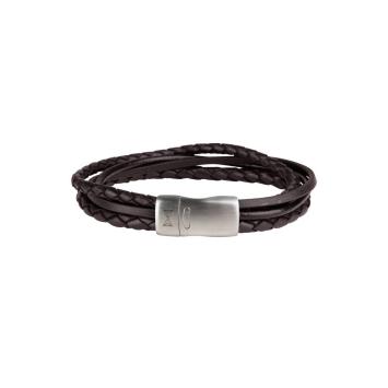 Aze Jewels Iron Four String Brown Armband AZ-BL003-B-210