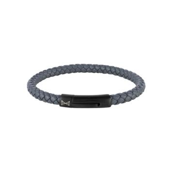 Aze Jewels Iron Single String Grey Armband AZ-BL004-J-195