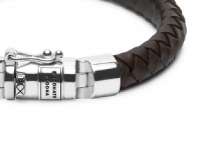 Ben Small Leather Armband 19cm bruin 180BR