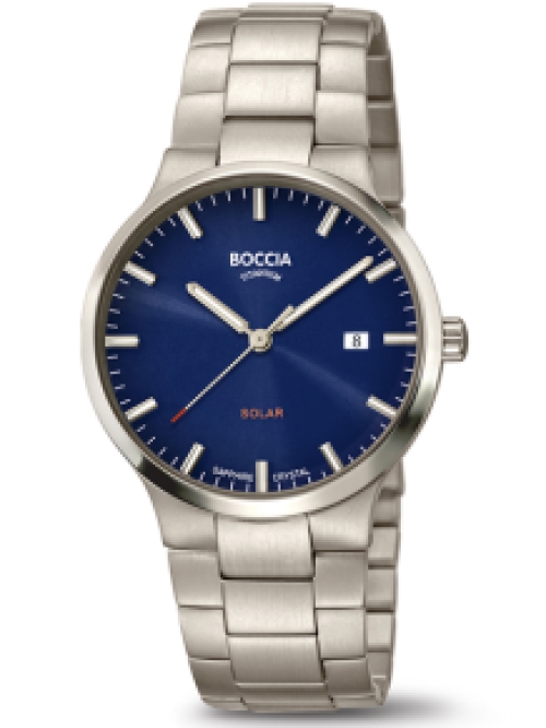 boccia 3652-02 heren horloge titanium zwart