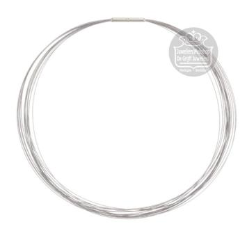 boccia ketting staaldraad met titanium sluiting 0859-02 42cm