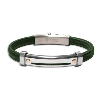 Borsari Armband Nautico Staal met goud brnautico203