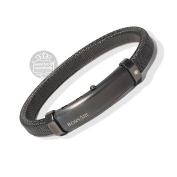 Borsari Armband Audace Acciaio Staal met Diamant brstau15