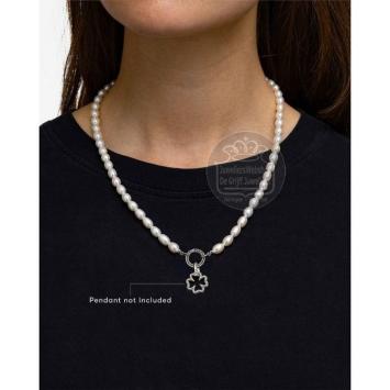 buddha to buddha necklace 032 barbara xs pearl silver