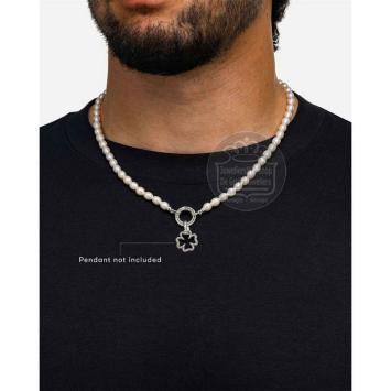 buddha to buddha necklace 032 barbara xs pearl silver