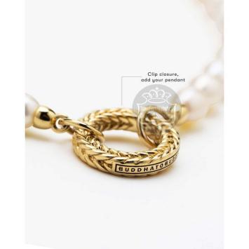 buddha to buddha necklace 032GV barbara xs pearl verguld