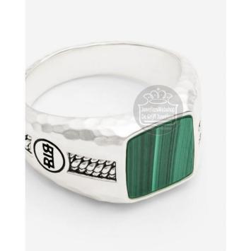 Buddha to Buddha Tangguh Small Malachite ring 046MA