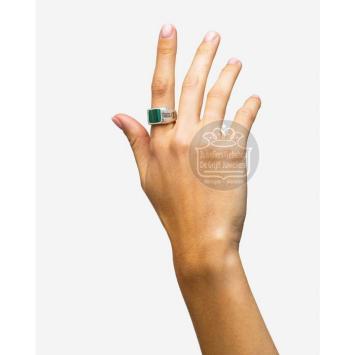 Buddha to Buddha Tangguh Small Malachite ring 046MA