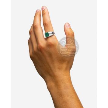 Buddha to Buddha Tangguh Small Malachite ring 046MA