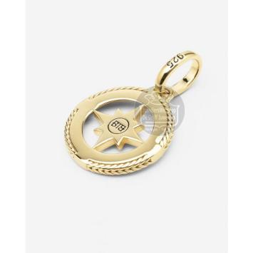 Buddha to Buddha Barbara Mini Compass Hanger verguld 059GV