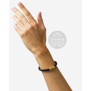 Buddha to Buddha Ellen Leather Black Armband 149BLGV