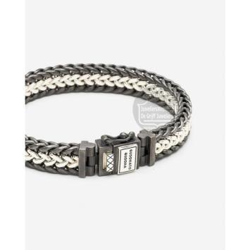 Buddha to Buddha Julius Black Rhodium Duotone Silver armband 192BRSDU