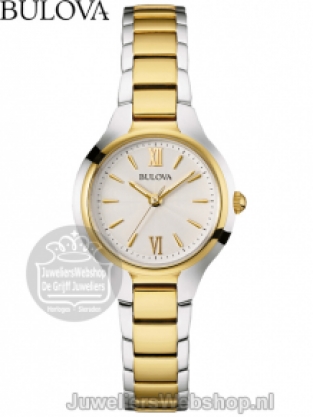 Bulova Classic 98L217 Dames Horloge Bicolor