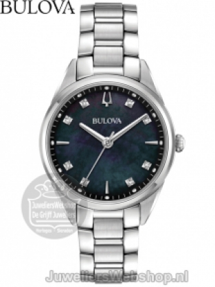 Bulova Sutton Classic 96P198 Horloge met Diamant