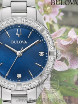 Bulova Sutton Classic 96R243 Horloge met Diamant