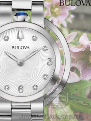 Bulova Rubaiyat 96P184 Horloge met Diamant