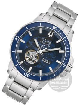 Bulova Marine Star 96A289 Horloge Blauw