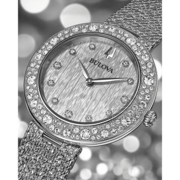 Bulova Classic Champagne Crystal 96L329 Horloge