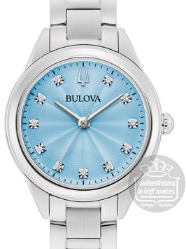 Bulova Sutton Classic 96P250 Horloge met Diamant