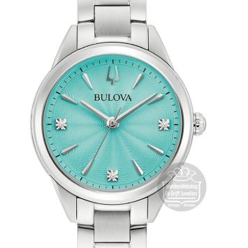 Bulova Sutton Classic 96P253 Horloge met Diamant