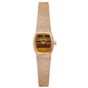 Bulova Goddess of Time 97L185 Horloge Tiger's Eye